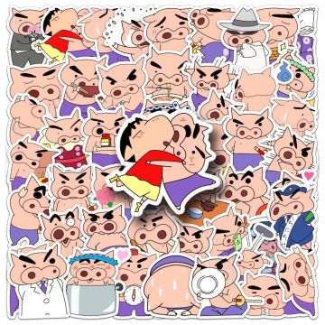 Buriburizaemon Cartoon Stickers for Laptop, Phone, Scooter, Water Bottle, Fridge