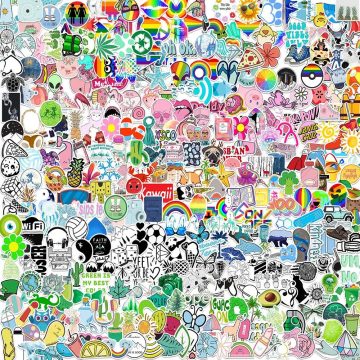 Cute Cartoon Sticker Pack - DIY Journal & Phone Decoration