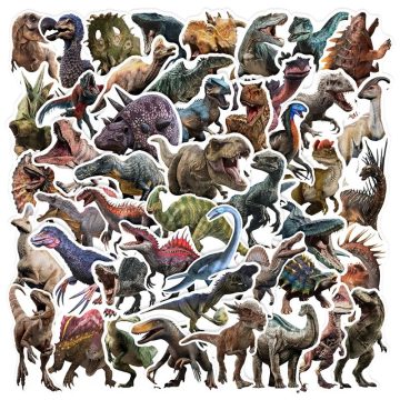 Dinosaurs Age PVC Sticker Pack - Aesthetic Childrens Korean Stationery Scrapbooking