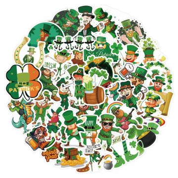 St. Patrick's Day Ireland Holiday Stickers for Fridge Toy Decals