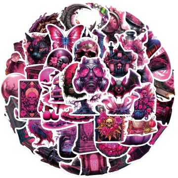 Magic World Witch Cartoon Stickers for Motorcycle Car