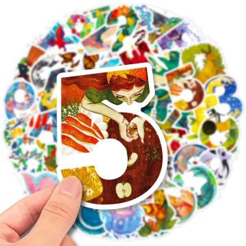 Aesthetic Graffiti Stickers - Cute Letter Wall Phone Notebook DIY Decals