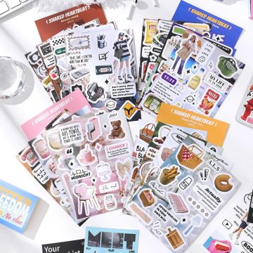 Korean Magazine Planner Stickers - Scrapbooking & Journal Supplies