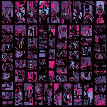 Dark Tarot Card Stickers - Purple Gothic Decals for Skateboard Wall