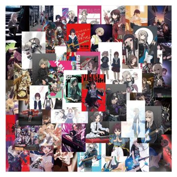 Girls Band Cry Music Stickers - Anime Decals for Guitar Laptop