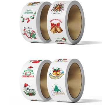Kawaii Santa Claus Stickers for Christmas Gift Packaging