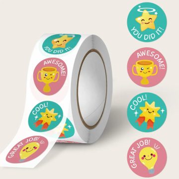 Kawaii Student Reward Stickers Roll