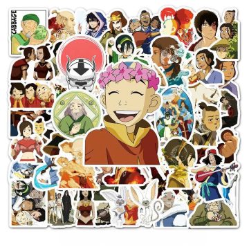 Avatar Anime Stickers Decorative Vinyl Decals for Phone, Laptop, Water Bottle