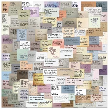 Vintage Inspirational Quote Stickers for Scrapbook Phone Laptop Bike