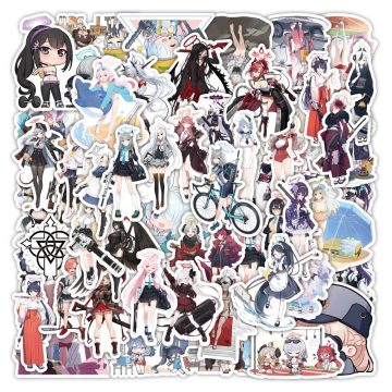 Blue Archive Game Stickers for Laptop, Guitar, Luggage, Scrapbook, PlayStation