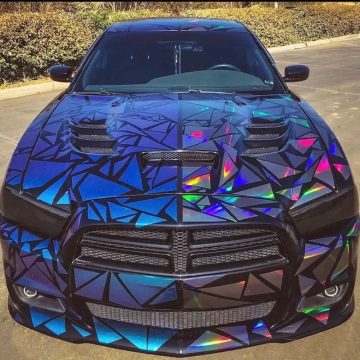 Camouflage Car Stickers Angular Vinyl Decals for Auto Styling and Wrap