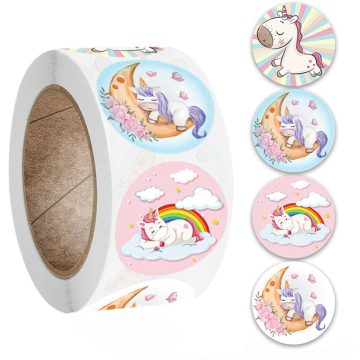 Cute Kids Cartoon Animals Labels Stickers for Gift Package Card Birthday Party Wrapping