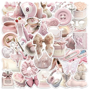 Cute Ballet Girl Stickers for Guitar, Car, Phone, Laptop, Diary Decor