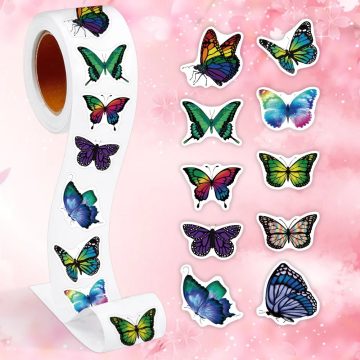 Butterfly Cartoon Graffiti Stickers - DIY Phone Guitar Laptop Waterproof Kids Toys