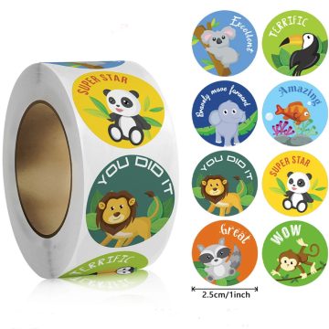 Panda Animal Reward Stickers Small Business and Gift Decoration Labels