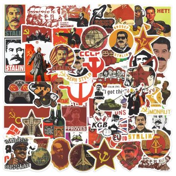 USSR Retro Soviet CCCP Stalin Stickers