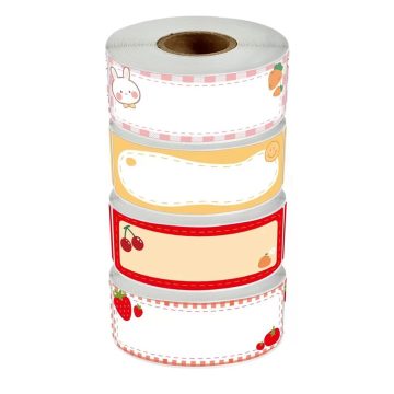 Cartoon Handwritten Name Stickers Reminder Labels for Food Storage and Kids