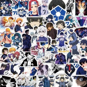 BLUE LOCK Anime Stickers for Laptop, Phone, Car, Scooter, Suitcase, Water Bottle, Fridge