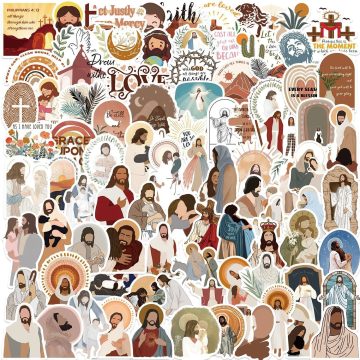 Inspirational Jesus Bible Verse Graffiti Decals