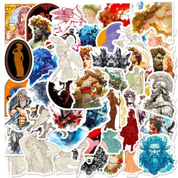 Greek Mythology Aesthetic Stickers for Water Bottle