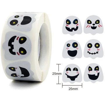 Ghost Candy Bag DIY Package Seal Party Stickers