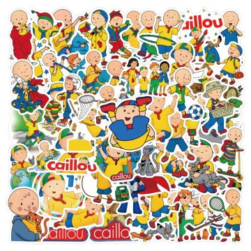 Caillou Cartoon Stickers - Funny Animation Decals for Kids DIY Scrapbook