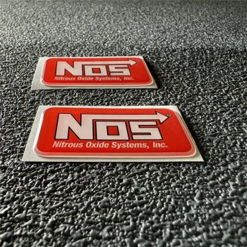 3D Crystal Car Styling Stickers NOS Themed Laptop & Helmet Decals