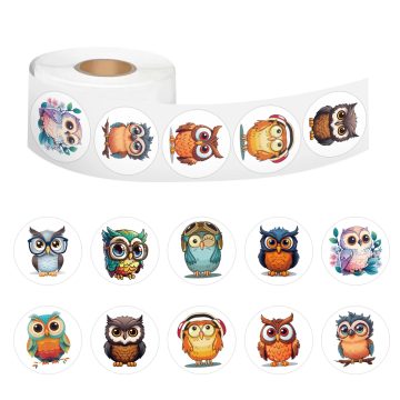 Cute Owl Animal Stickers for Kids Classic Toy Decoration School Teacher Supplies