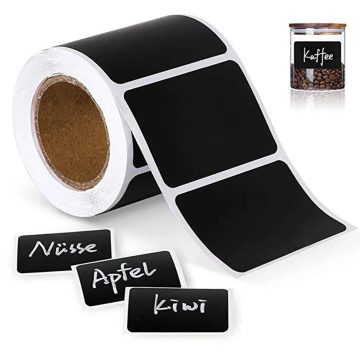 Reusable Blackboard Spice Labels Kitchen Jam Jar Stickers and Wall Decor