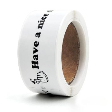 Decorative Sealing Stickers Wishing You a Pleasant Day Labels for Packaging