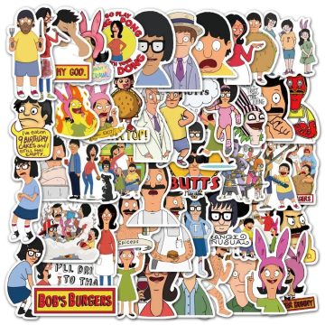 Bob's Burgers Stickers for Laptop, Phone, Car, Scooter, Suitcase, Water Bottle, Fridge