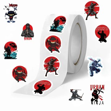 Ninja Game Cartoon Stickers for Birthday and Craft Decorations