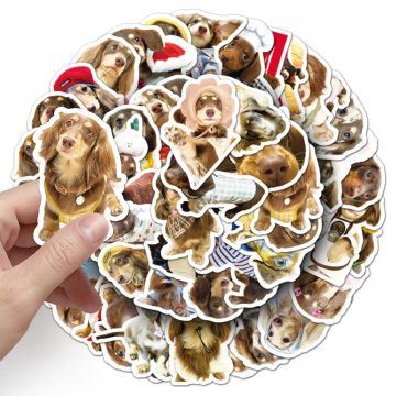 Dachshund Dog Stickers - Cute Animal Decoration DIY for Luggage Laptop Phone Guitar Car Bike