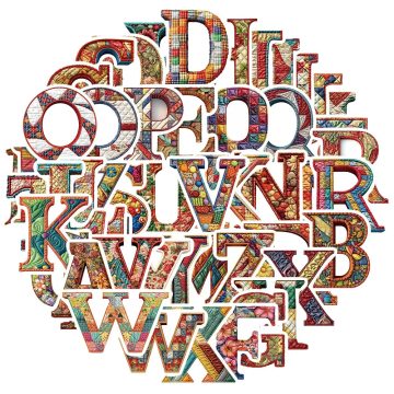 Alphabet Vinyl Stickers for Laptop, Car, Fridge, and DIY Projects