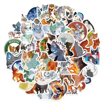 Warrior Cats Decal Stickers for Car Laptop Kids