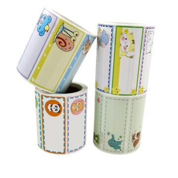 Name Tag Sticker Personalized Labels Customize Stickers Waterproof Children School Stationery Water Pencil
