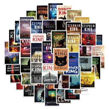 Stephen King Horror Novel Stickers - Book Art Graffiti Decals for Laptop Notebook