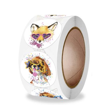 Classic Cartoon Animals Stickers for Kids - School Teacher Reward Designs