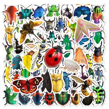 3D Insect Cartoon Stickers Laptop, Luggage & Kid Gift Decals