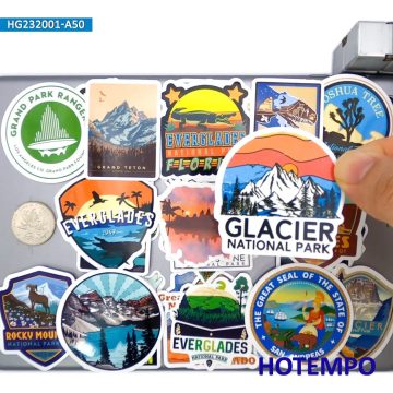 Wilderness Hiking Adventure Stickers for Scrapbooks