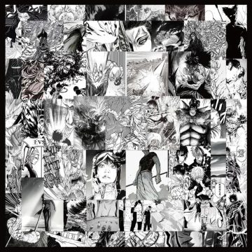 Punk Manga Graffiti Stickers Helmet & Desktop Decoration