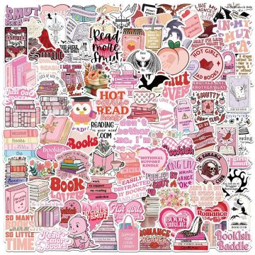 Dark Romance Bookish Stickers for Scrapbooking & Notebook