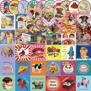 American Vintage Sweetheart Sticker Pack