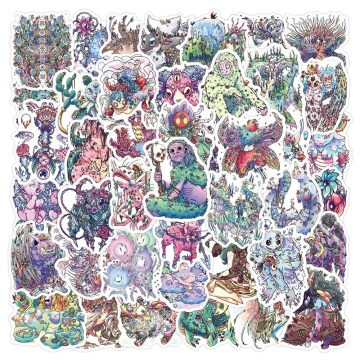 Funny Monster Graffiti Stickers for Notebook Phone Skateboard Laptop Fridge Car