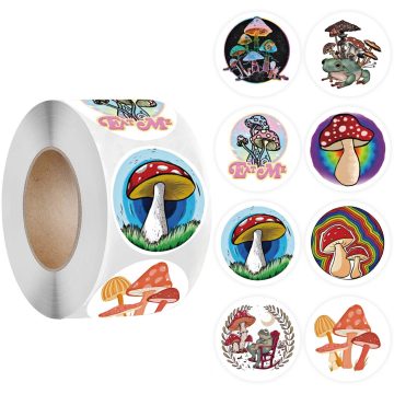 Summer-Themed Cartoon Gift Box Sealing Stickers