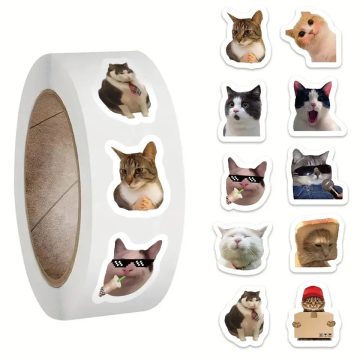 Meme Cat Reward Stickers - Classroom Student Teacher Encouragement