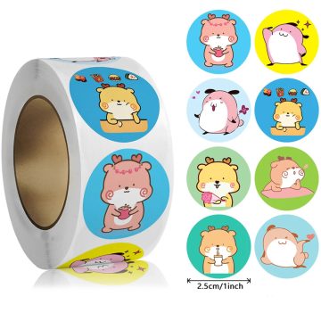 Cute Animal Reward Stickers for School Teacher Stationery Supplies Children's Party Gift Decoration