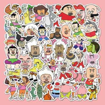 Anime Cartoon Graffiti Stickers Decorative Vinyl Decals for Helmet and Wall