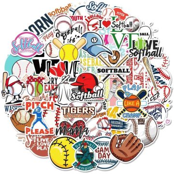 Baseball and Softball Mixed Sports Stickers