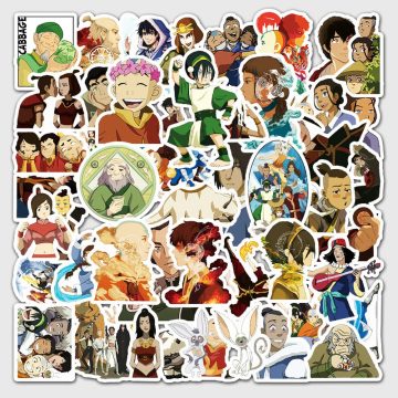 Avatar: The Last Airbender Stickers Waterproof Anime Decals for Laptop, Guitar